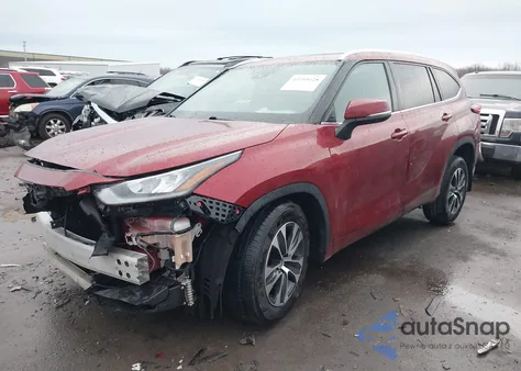 2020 Toyota Highlander Xle from USA, damaged, VIN 5TDGZRBH3LS037590
